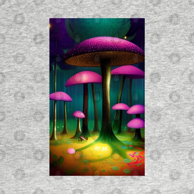 Divine Fungi - Mushroom Series 005 by PurplePeacock